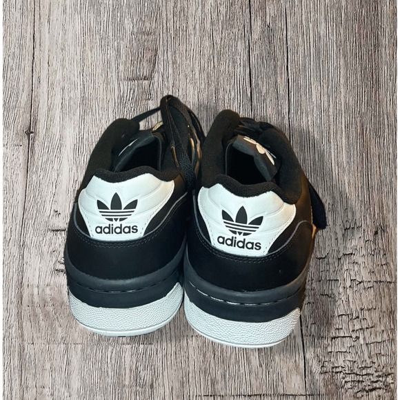 adidas Originals Rivalry Low Black White Sneakers FZ6327 Men\'s 12